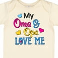 thumbnail image 4 of Inktastic My Oma and Opa Love Me with Hearts Boys or Girls Baby Bodysuit, 4 of 5