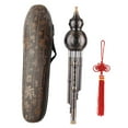 thumbnail image 3 of Milaget Flute Professional Handmade Traditional Instrument with Case Gourd Flute Chinese c key, 3 of 7