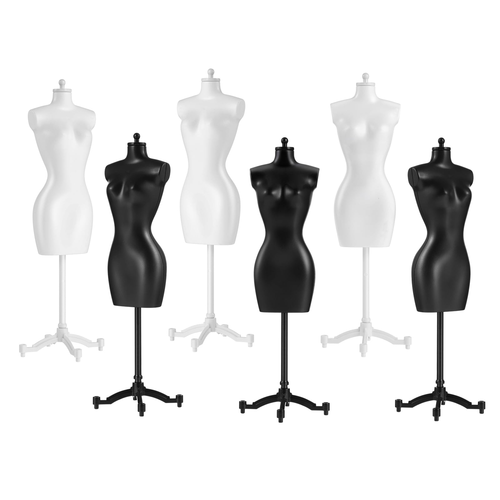 Mannequin Display Standform Dress Rack Clothing Mini Model Holder Support Gown Cloth Stands