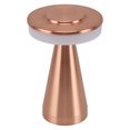 thumbnail image 3 of Portable LED Bedside Night Light 3 Color Temperature top Touch control Rechargeable Battery Bedside Lamp Rose Gold, 3 of 5