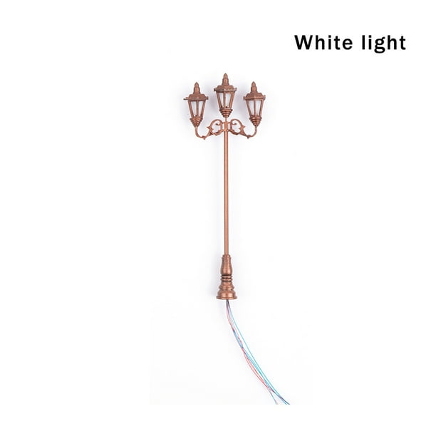 Lampe de modèle de lumière de jardin Miniature, 3 pièces, lampe de Train ferroviaire 12V LED, Kits de construction d'architecture de Table de sable pour Diorama de paysage de parc 26 Lampe de modèle de lumière de jardin Miniature, 3 pièces, lampe de Train ferroviaire 12V LED, Kits de construction d'architecture de Table de sable pour Diorama de paysage de parc 26