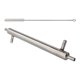 thumbnail image 1 of Condensador de destilación tubo condensador Vodka Dephlegmator enfriador de acero inoxidable para cervecería casera enfriador destilador condensador tubo con cepillo, 1 of 10
