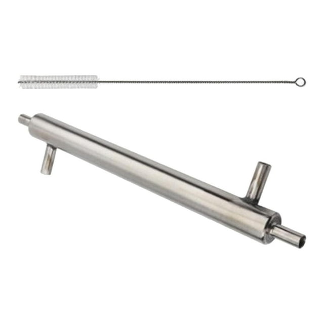 veasfak Condenser Tube Practical Stainless Steel Maker Whisky Distillation Condenser Tube with brush