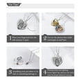 thumbnail image 6 of Eusense Pet Cremation Jewelry Urn Necklace for Dogs Cats Ashes Keepsake Paw Heart Locket Necklace That Holds Pictures, 6 of 6