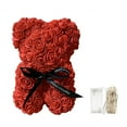 thumbnail image 2 of New Romantic Valentine's Day Gift 25cm Creative Battery Light String 2021 Simulation Rose Bear, 2 of 2