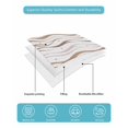 thumbnail image 4 of Quilts Queen Size Bedding Set, Brown Stripes Reversible Summer Quilt 3 Pieces, Minimalism Ombre Waves Abstract Textures Lightweight Bedspreads Coverlets with 2 Pillow Shams for All Seasons, 4 of 5