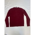 thumbnail image 2 of KAREN SCOTT Womens Maroon Cotton Blend Long Sleeve Crew Neck Wear To Work Button Up Sweater XS, 2 of 5
