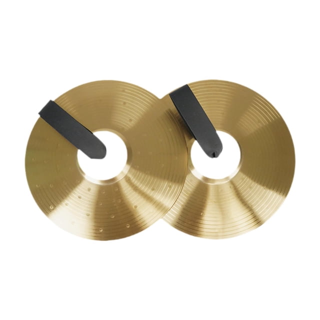 Ruiboury Crash Cymbals Playing Hand Cymbals Practical Traditional Heavy Alloy Cymbal 200mm Golden 250mm