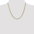 thumbnail image 5 of Auriga Fine Jewelry 14K Yellow Gold 3.35mm Curb Chain Necklace 20inch for Women, 5 of 6