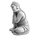 thumbnail image 2 of Sunjoy Gray Decorative Buddha Garden Decor Statue, 2 of 7