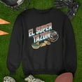 thumbnail image 3 of El Super Tazón Football Fleece Lined Crewneck | Viral Funny Latino Sports | 3 Colors, 3 of 9