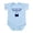 Sky Blue, variant on - Lock Up Your Daughters Bodysuit - Baby Light Bodysuit, Size Newborn - 24 Months