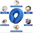 thumbnail image 5 of Soft Dog Cone Collar for Large Medium Small Dogs and Cats After Surgery, Inflatable Dog Neck Donut Collar, Inflatable Cat Cone Collar, E-Collar for Dogs Recovery, Dog Cones Alternative (M), 5 of 7