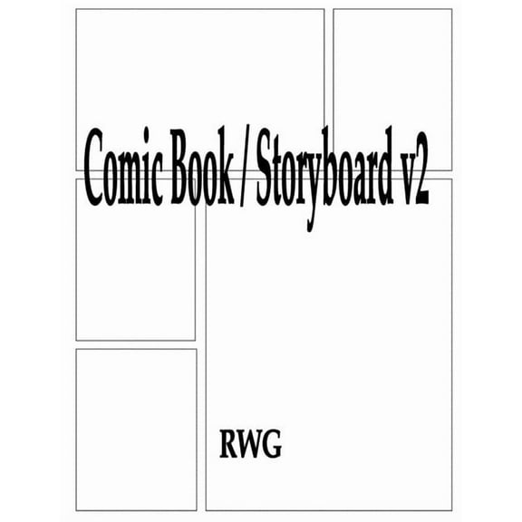 Comic Book / Storyboard v2: 200 Pages 8.5" X 11" (Paperback)