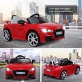 thumbnail image 3 of Gymax 12V Audi TT RS Electric Kids Ride On Car Licensed Remote Control MP3, 3 of 10