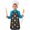 Sun and Moon-1, variant on Cat and Skull Gothic Pattern Teens Aprons, Adjustable Neck Strap, Toddler & Teens Aprons for Cooking & Baking, 19x23.6 Inches