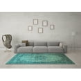 thumbnail image 3 of Ahgly Company Indoor Rectangle Persian Light Blue Traditional Area Rugs, 6' x 9', 3 of 4