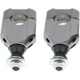 thumbnail image 4 of 2pcs 1 1/8" 28mm Motorcycle Handlebar Mount Riser Clamp Aluminium Machined Left Right for HandleBar(Silver), 4 of 5