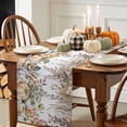thumbnail image 3 of Thanksgiving Table Runner, Autumn Thanksgiving Kitchen Dining Table Decoration for Home Party Decor 13x48 Inches, 3 of 9