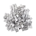thumbnail image 1 of 120x Aluminum Crimping Loop Sleeve for 2mm Diameter Wire Rope and Cable, 1 of 3