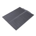 thumbnail image 3 of Drain Rack Silicone Dish Drainer Tray Large Sink Drying Worktop Organizer for Dishes Tableware Grey, 3 of 4