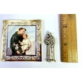 thumbnail image 4 of Religious Gifts St Anthony Mini Saint Gift Set Tiny 1 Inch Long Statue & Prayer Card, 4 of 10
