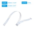 thumbnail image 2 of Cable FFC FPC Plano Flexible 20 Pasadores 0,5mm Paso 300mm Largo Tipo A Unique Bargains Paquete de 5, 2 of 5