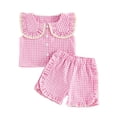 thumbnail image 4 of UAYOTSE 9 Month Baby Girl Clothes Summer Baby Girl Clothes Toddler Summer Clothes Outfits Top Shirt Cute Shorts Set,Sizes 18-24 Months, 4 of 4