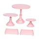 thumbnail image 4 of Soportes para pasteles, soporte para cupcakes, soporte decorativo para pasteles, soporte de exhibición de pasteles de metal para Rosa, 4 of 9