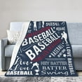thumbnail image 2 of LHSHID Baseball Gifts Baseball Blanket for Women and Men Soft Baseball Gifts for Girls Women Team Baseball Stuff for Girls Cozy Fleece Baseball Fuzzy Sports Ball Blankets for Couch Bed Room Decor, 2 of 9