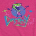thumbnail image 3 of Invader ZIM - ZIM Screaming I'll Destroy You - Retro Style - Toddler And Youth Girls Short Sleeve Graphic T-Shirt, 3 of 5