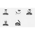thumbnail image 3 of 1 juego de tapones para pinchazos de cemento para bicicletas y coches, kit de reparación de neumáticos sin cámara para automóviles, herramientas manuales, plateado, M, 3 of 5