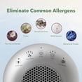 thumbnail image 3 of Hunter Fan Company HP400 Round Tower Air Purifier for Small Rooms, Featuring True HEPA Filtration and EcoSilver® Pre-Filter for Allergy and Asthma Relief, 3 of 8