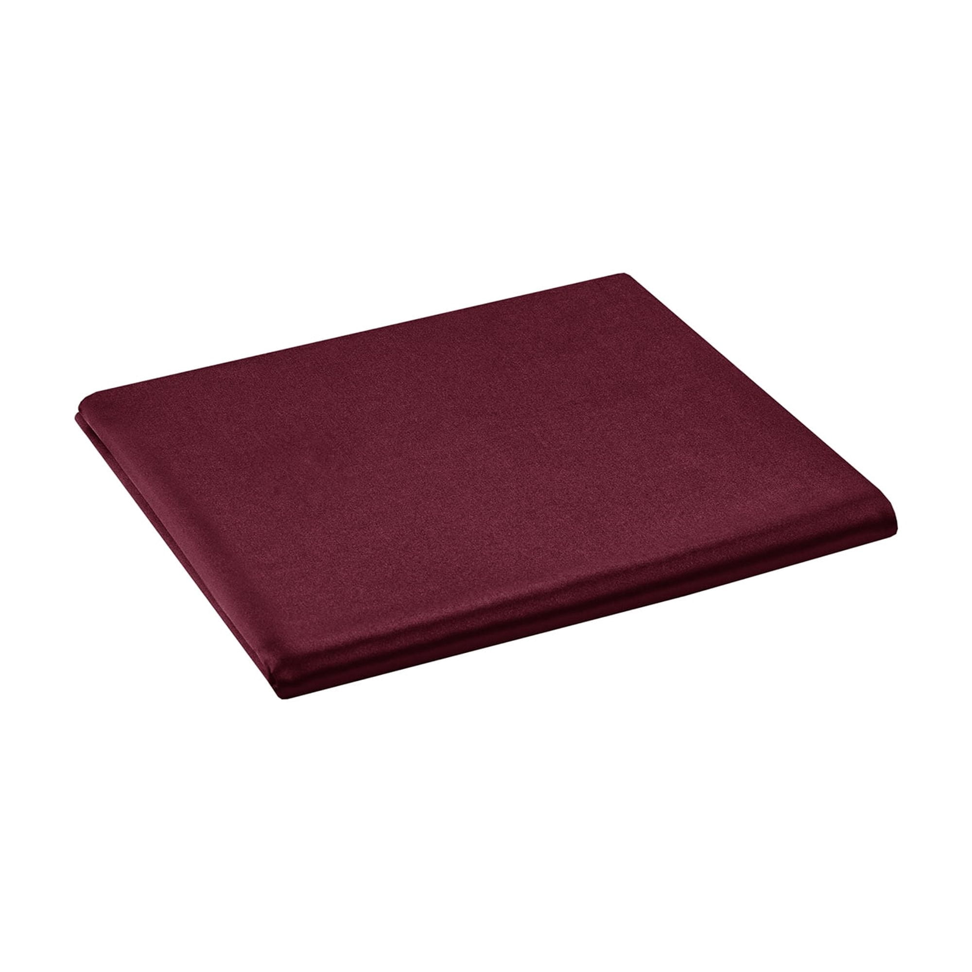 Mainstays Satin Pillowcase – Standard – Merlot Red – Frizz Control & Cooling Comfort – 1 Pack