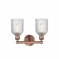 thumbnail image 2 of Innovations Lighting - Bridal Veil - 2 Light Bath Vanity In Art Deco Style-11.25, 2 of 3
