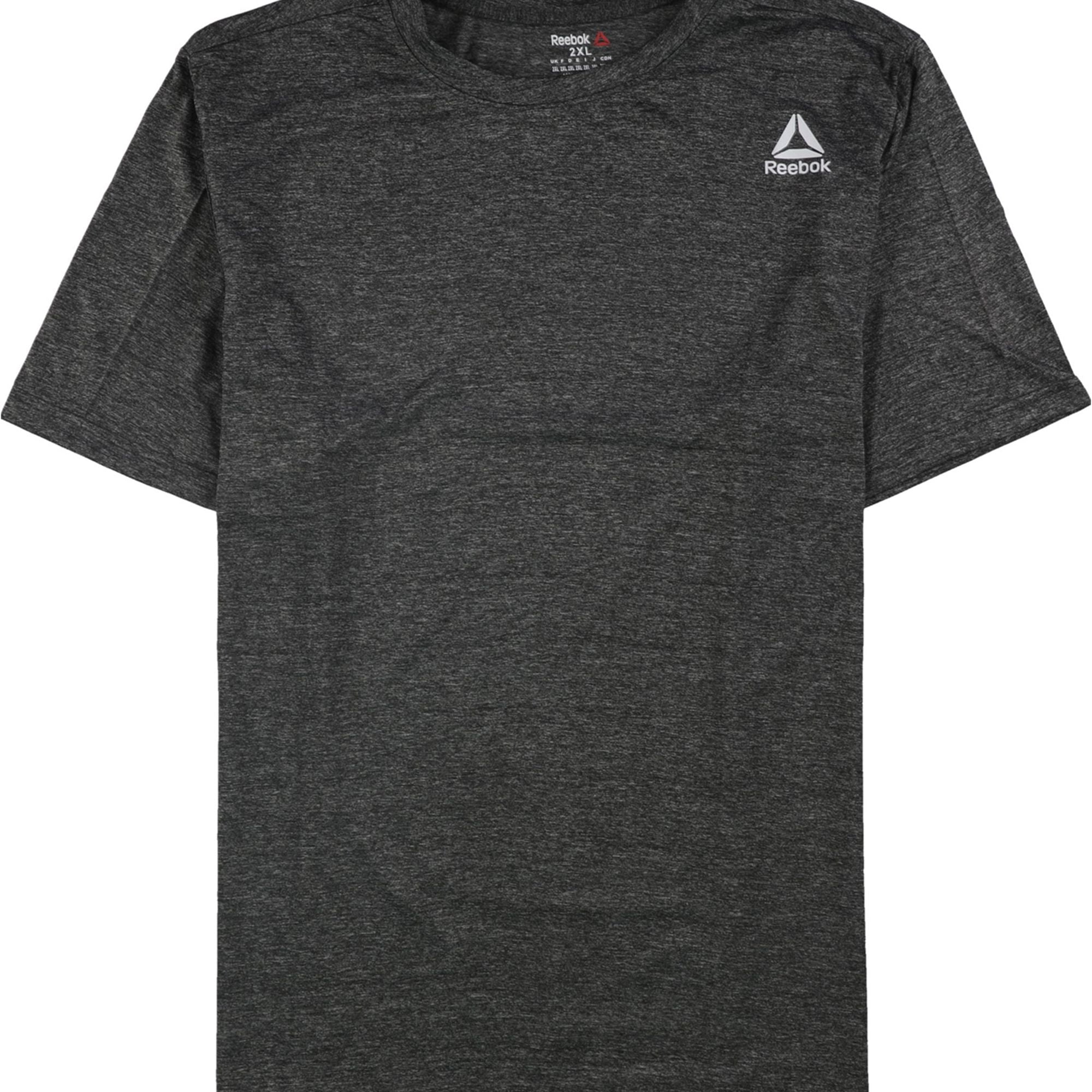Reebok Heathered Crew Neck Performance Camiseta básica para hombre