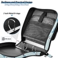 thumbnail image 4 of FORMRS Zipper Binder with Shoulder Strap 2-inch Ring 500 Sheet Capacity File Bag, Blue Ice Hockey, 4 of 5