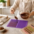 thumbnail image 5 of 20 Cavity Long Strip Silicone Chocolate Mold 25x16cm Non Stick Flexible Tray For Candy Soap Crayon Homemade Baking Craft, 5 of 5