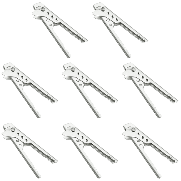 Accesorios de cocina antideslizantes portátiles con Clip para plato y recipiente anticaliente (plateado) Likrtyny Para estrenar