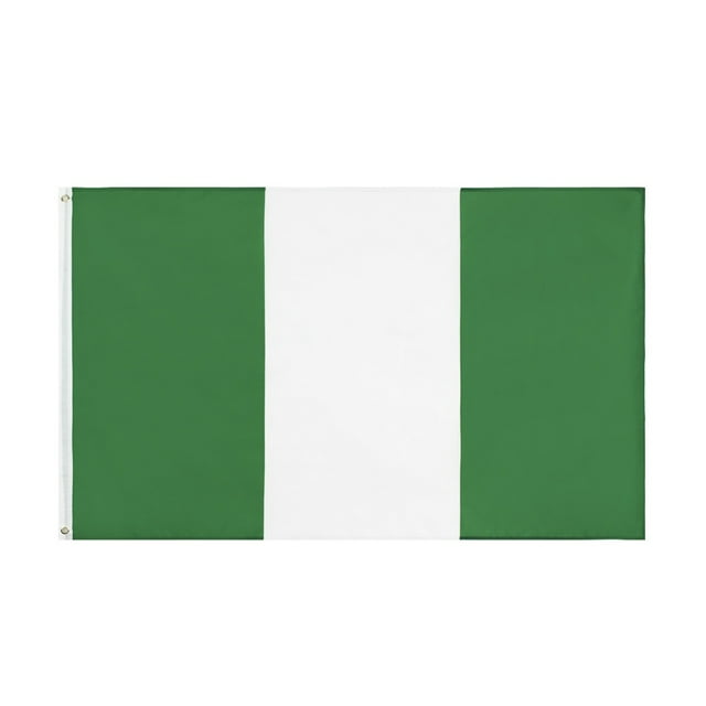 Tapestry, diseño de bandera de Nigeria, poliéster, 150 x 90 cm, para colgar en la pared