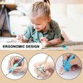 thumbnail image 4 of 18PCS Pencil Grips, Multicolor Designs Pencil Grip, Soft Silicone Children Handwriting Pencil Grips, ComCompatible withtable Writing Aid, Pencil Holder Compatible with, 4 of 5