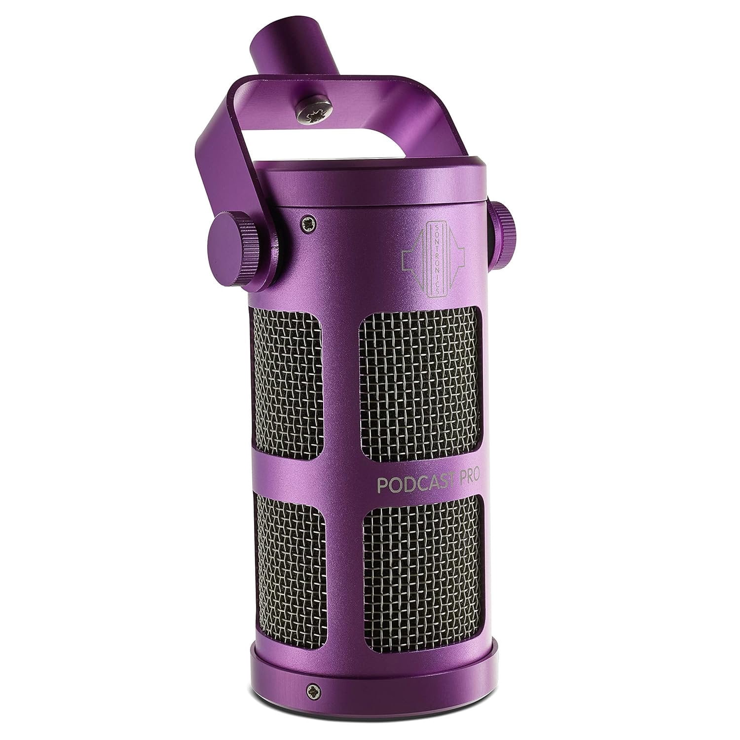 Sontronics Podcast Pro - Dynamic Podcast / Streaming / Broadcast / Gaming Microphone. Purple