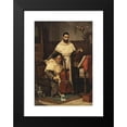 thumbnail image 2 of Valdemar Sichelkow 11x14 Black Modern Framed Museum Art Print Titled - Music Monks (1883), 2 of 5