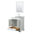 thumbnail image 2 of Wyndham Collection WCS202030SWHCMUNSM24 Deborah 30" Free Standing Single Vanity Set -, 2 of 7