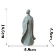 thumbnail image 3 of simhoa Statue de Bouddha Aquarium Jardin Méditation Debout Extérieur, 3 of 8