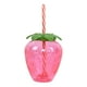 thumbnail image 3 of 3/6pcs Copa de fiesta de verano hawaiana 500ml Forma de piña / fresa con pajita, 3 of 9