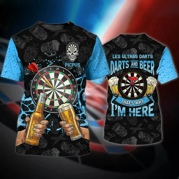 Camisetas dardos personalizadas clearance