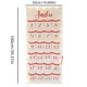 thumbnail image 3 of Ganfancp Nuevo Mbroidered Red Digital Canvas Calendar Christmas Advances Calendar Rebajas Hoy Liquidación 1X Calendario de Pared En Lienzo Digital Rojo, 3 of 7