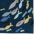 thumbnail image 5 of Linon Blue Underwater Area Rug, 8x10, 5 of 6