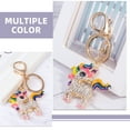 thumbnail image 2 of GOOHOCHY Unicorn Keychain with Rhinestones Charm Cute Glitter Accessories for Girls Backpacks 2PCS, 2 of 7
